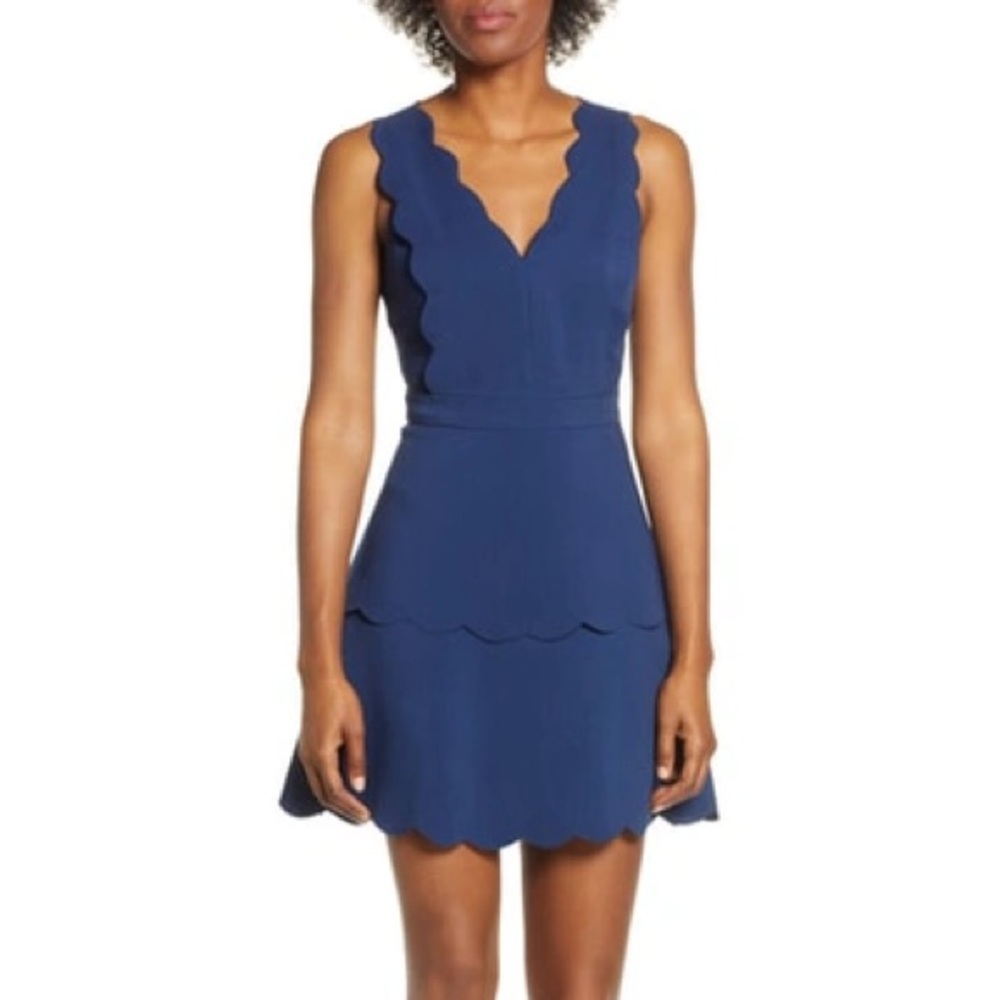 Adelyn Rae Jaden Tiered Scallop Dress Size XS